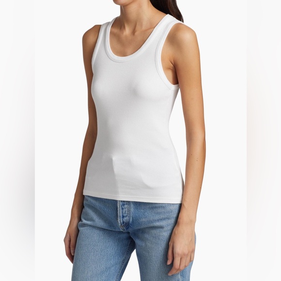 Agolde Tops - Agolde ribbed tank in navy